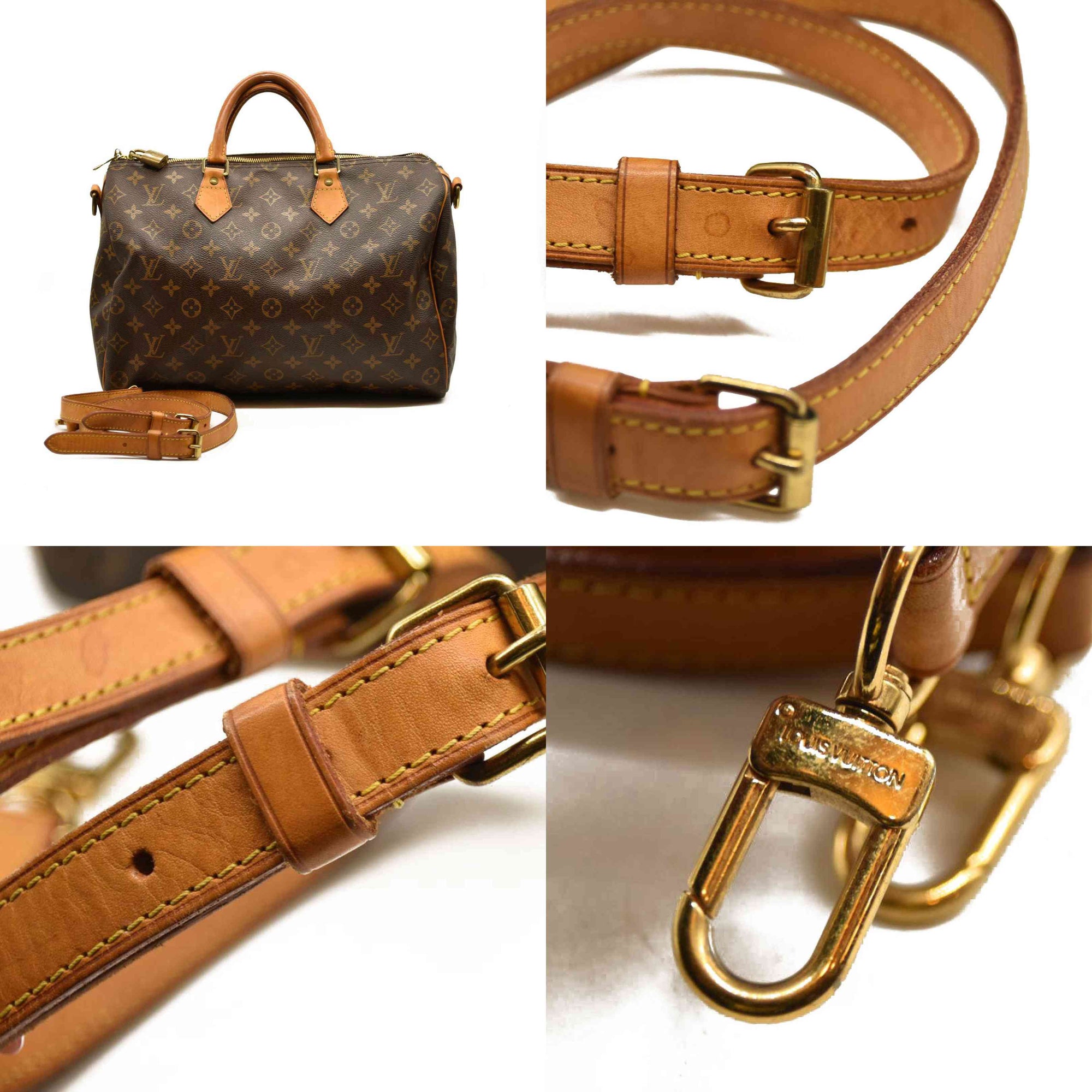 Louis Vuitton  Monogram Speedy Bandouliere 35 DU1111