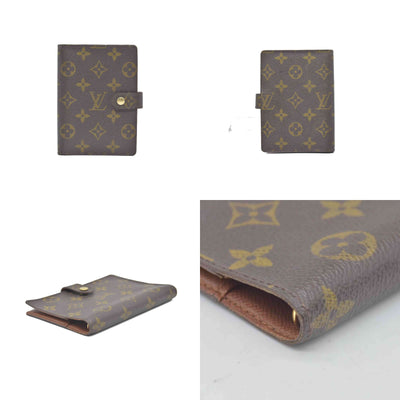 $505 1998 LOUIS VUITTONMonogram Small Ring Agenda Cover CONSIGNMENT CA1928