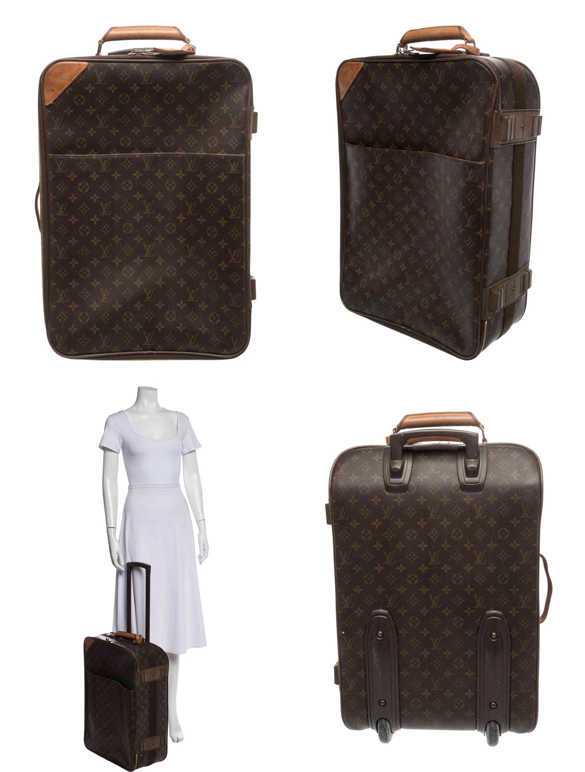 $3870 Louis Vuitton Monogram Pegase 55 10021131