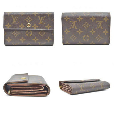 AUCTION $610 LOUIS VUITTON Monogram Alexandra Trifold Wallet SP0027
