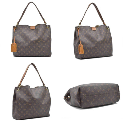 AUCTION $1890 Louis Vuitton  Monogram Graceful PM RFID WELL WORN SEE PHOTOS