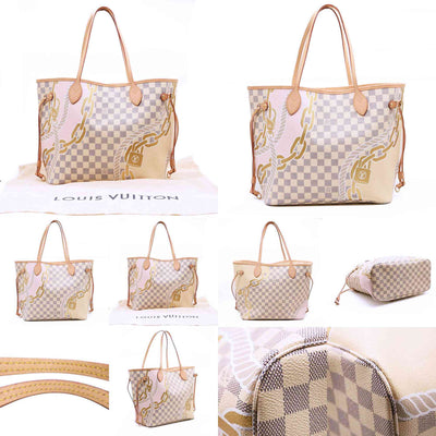 LOUIS VUITTON Damier Azur Nautical Neverfull MM