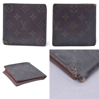 $480 LOUIS VUITTON Monogram Compact Bifold Wallet CONSIGNMENT 10021587