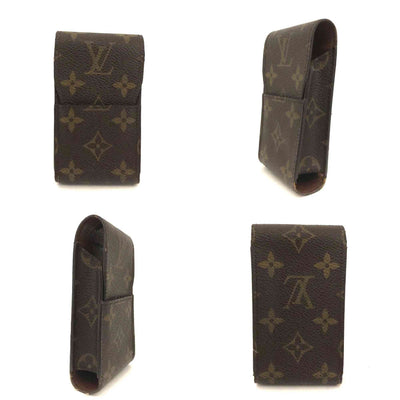 Louis Vuitton Monogram Cigarette Tobacco Case Brown CT0091