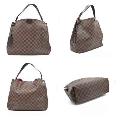 $2160 Louis Vuitton  Damier Ebene Graceful MM