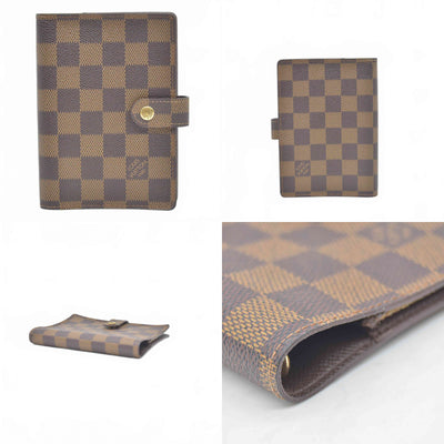 $505 1998 Louis Vuitton Damier Ebene Agenda Cover Small  CA0938