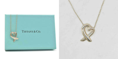 $440 Tiffany & Co. Sterling Silver Paloma Picasso Loving Heart Necklace CONSIGNMENT