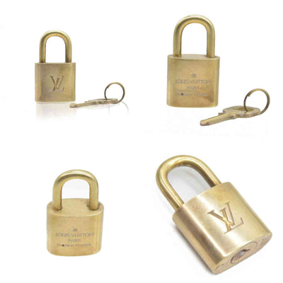 AUCTION Louis Vuitton Brass Lock and Key Set #303
