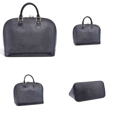 $1850 1996 LOUIS VUITTON Epi Leather Alma PM Black CONSIGNMENT AR0946 10021416