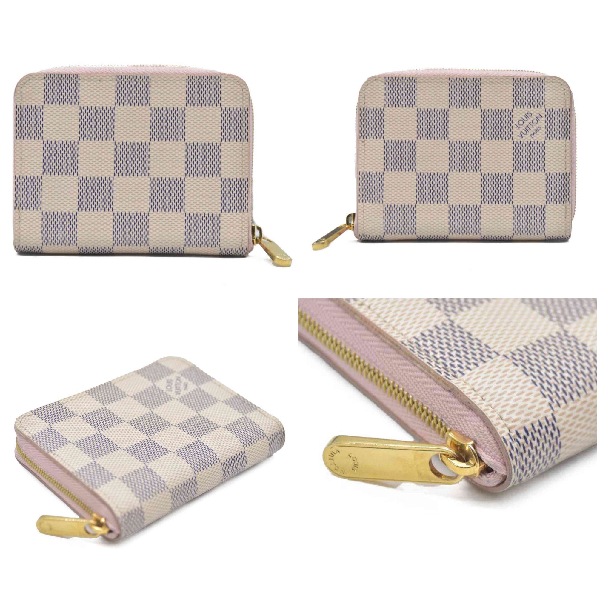 Louis Vuitton Damier Azul Zippy Coin Purse Azure Coin purse RFID