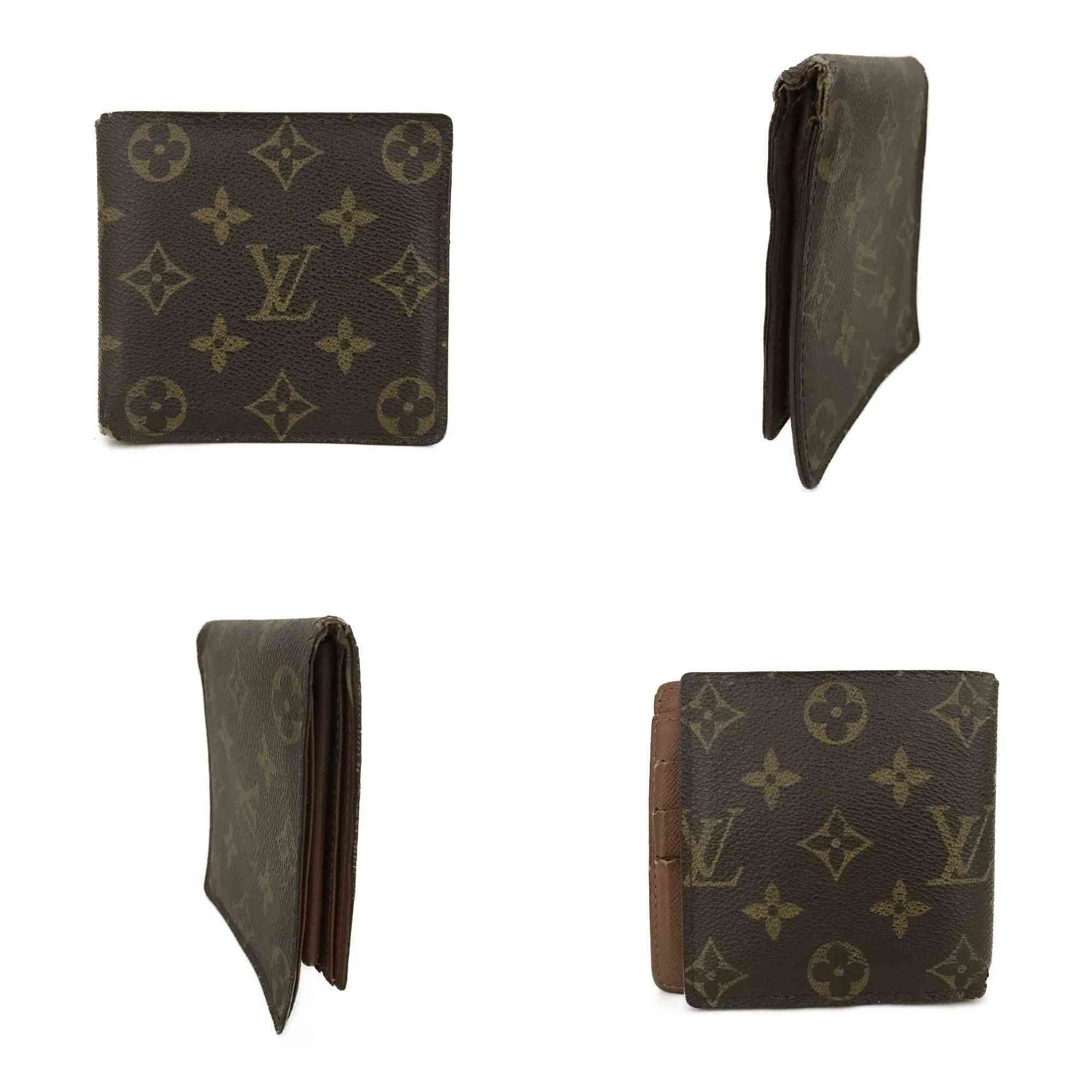 $515 2000 LOUIS VUITTON Monogram Portefeuille Marco Bifold Wallet CA0020