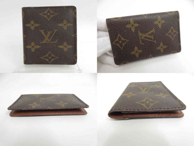 $390 2004 Louis Vuitton Monogram Pochette Cartes Visite RA0044