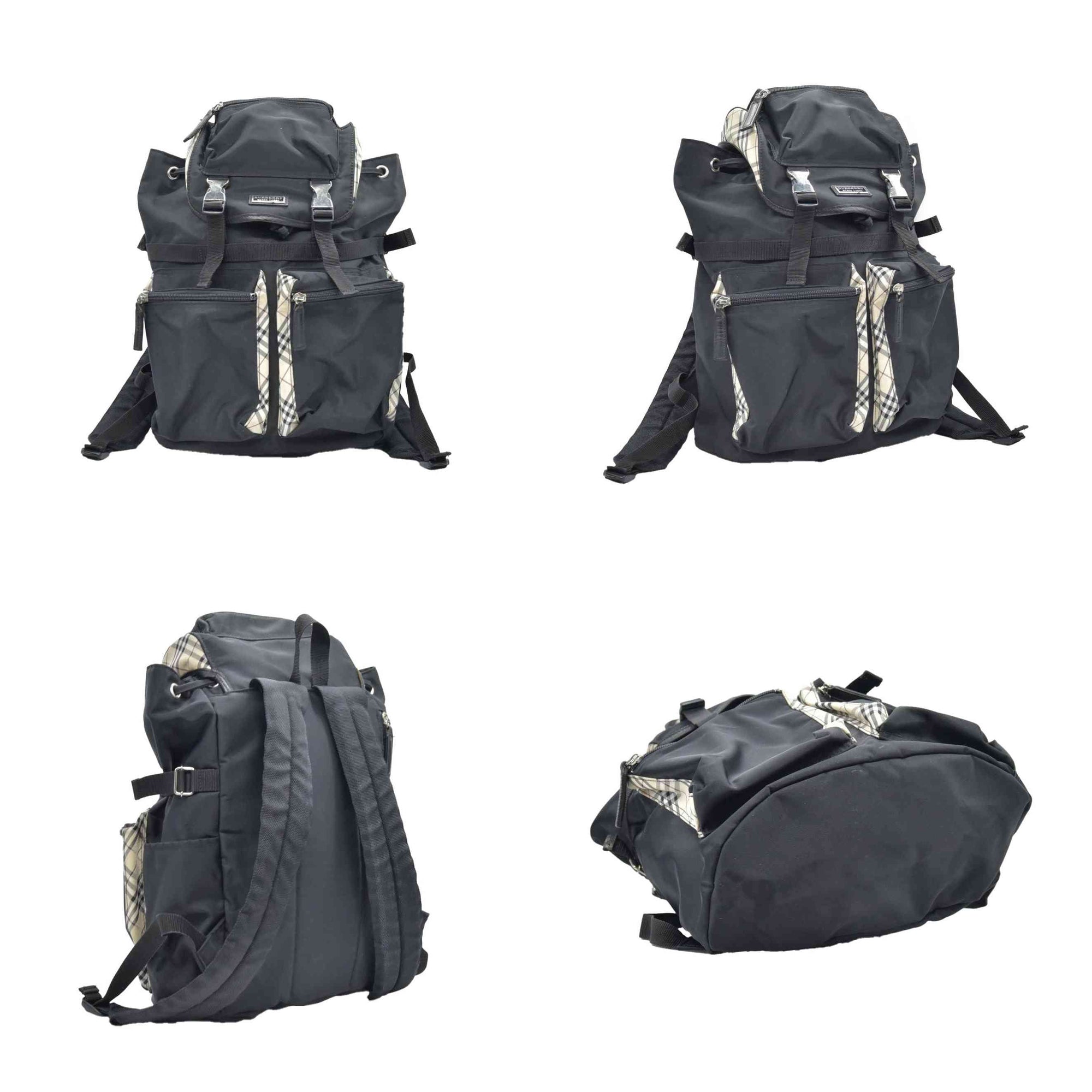 $1490 CONSIGNMENT BURBERRY Black Label Technical Nylon Backpack