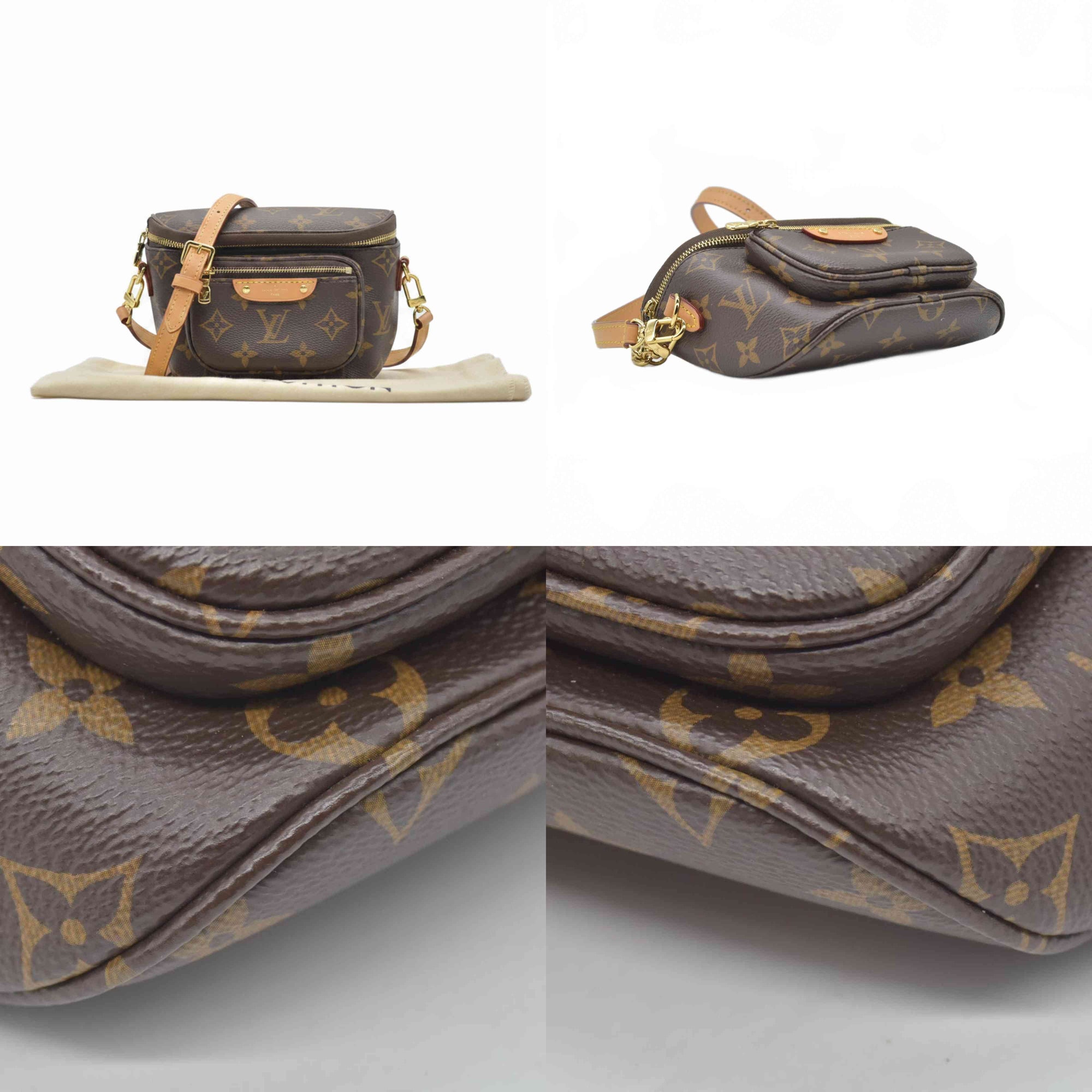 $2220 Louis Vuitton Monogram Mini Bumbag
