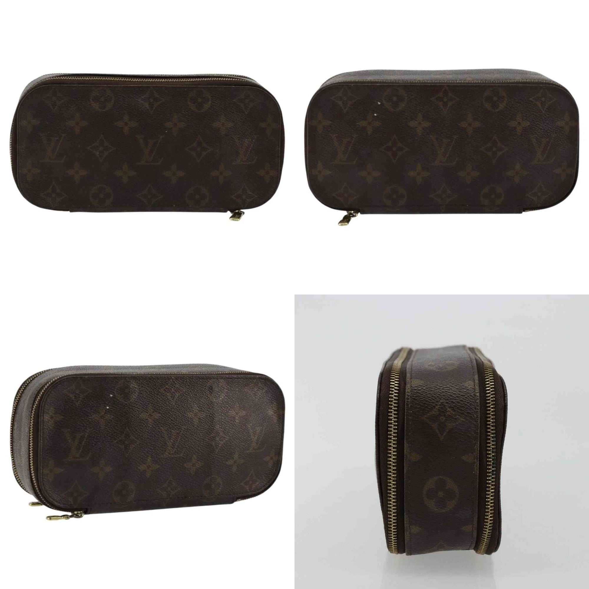 $750 LOUIS VUITTON Monogram Trousse Blush PM VI0052