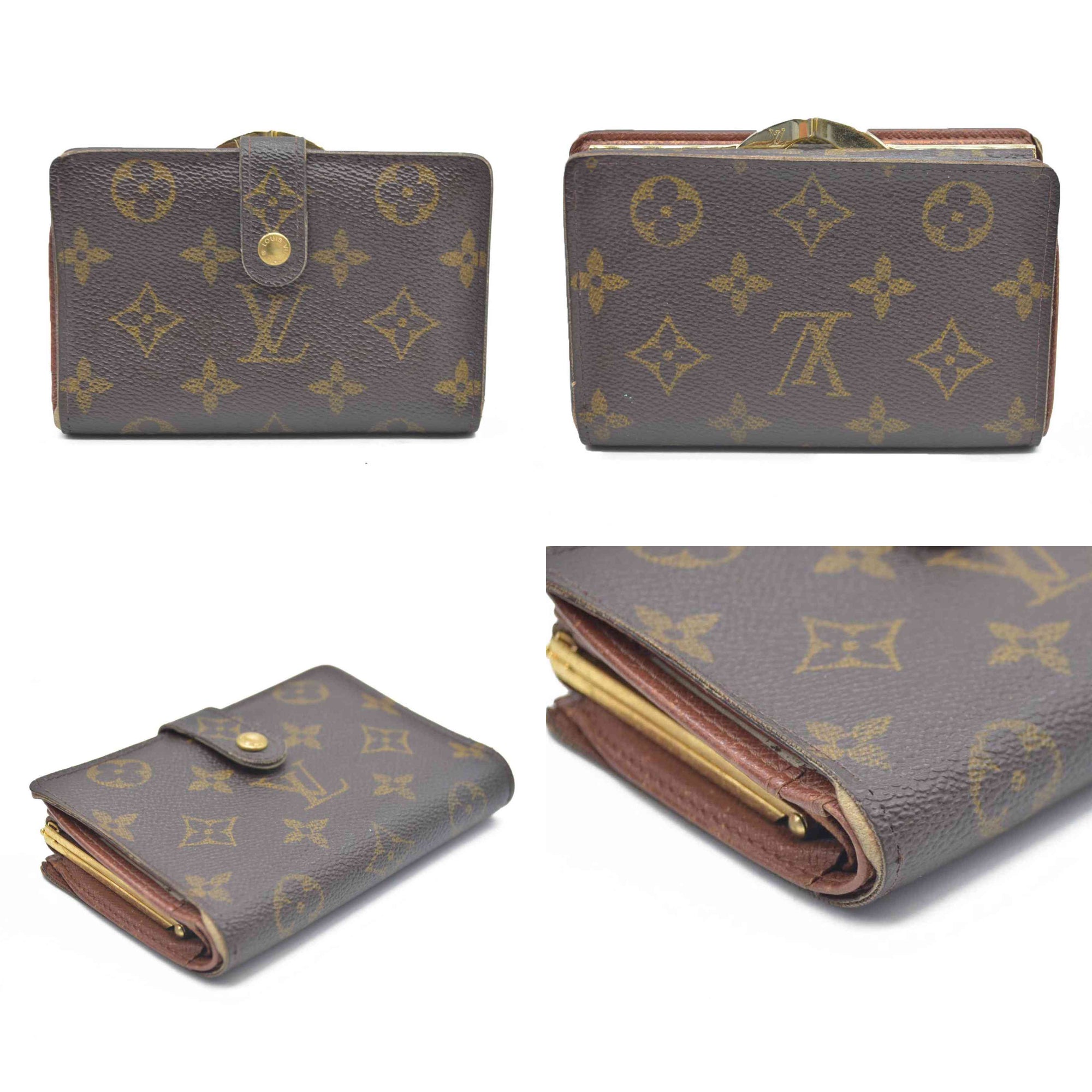 AUCTION $750  Louis Vuitton  Monogram French Purse Wallet MI0020