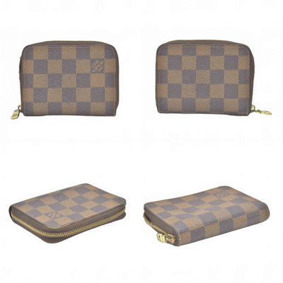 $560 2010 Louis Vuitton Damier Ebene Zippy Coin Purse CT2110