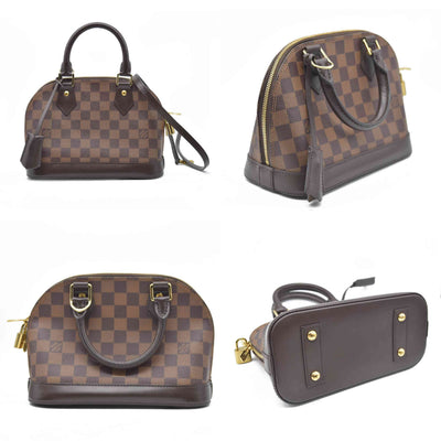$1940 Louis Vuitton  Damier Ebene Alma BB