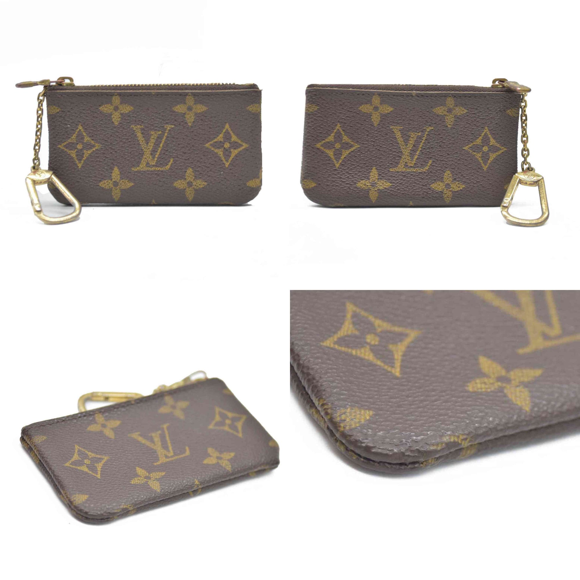 AUCTION $345 Louis Vuitton Monogram Key Pouch