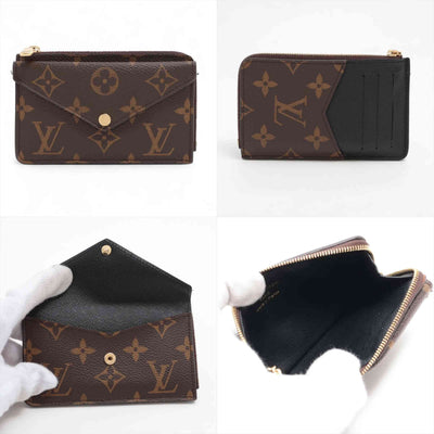 $695 Louis Vuitton Monogram Recto Verso Black 10021033