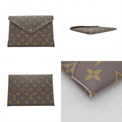 $810 LOUIS VUITTON Monogram Large Kirigami Pochette Insert Rose Ballerine