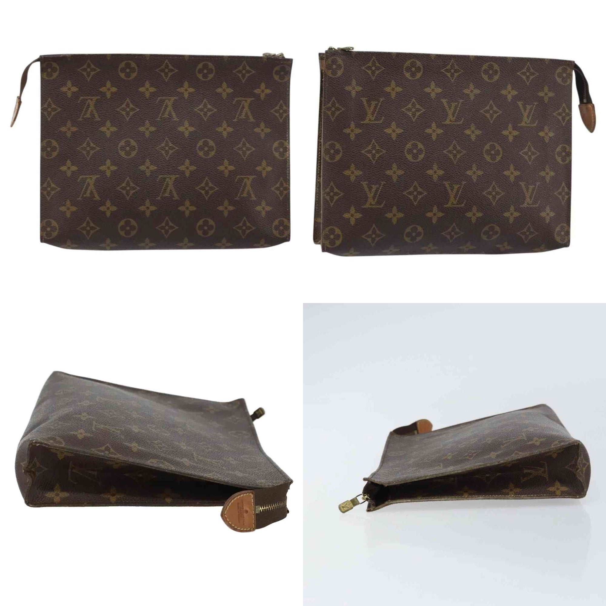 $760 LOUIS VUITTON Monogram Toiletry Pouch 26 France