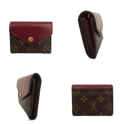 $535 2019 Louis Vuitton Monogram Zoe Wallet Fuchsia MI4189