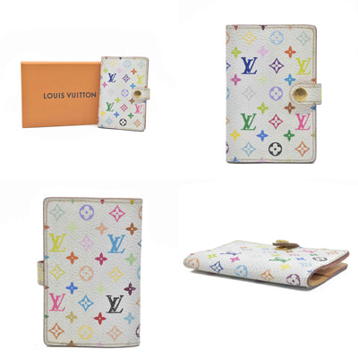 $510 LOUIS VUITTON Monogram Multicolor Agenda Mini Bifold Notebook Cover