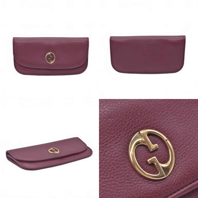 $1100 GUCCI Vintage 1973 Flap Clutch CONSIGNMENT 10021629