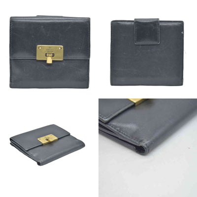 $490 GUCCI Black Leather Bi-fold Wallet CONSIGNMENT