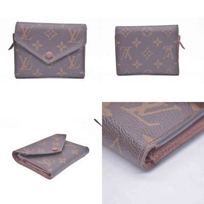 $625 2016 Louis Vuitton Monogram Victorine Wallet Brown SP4136 CONSIGNMENT