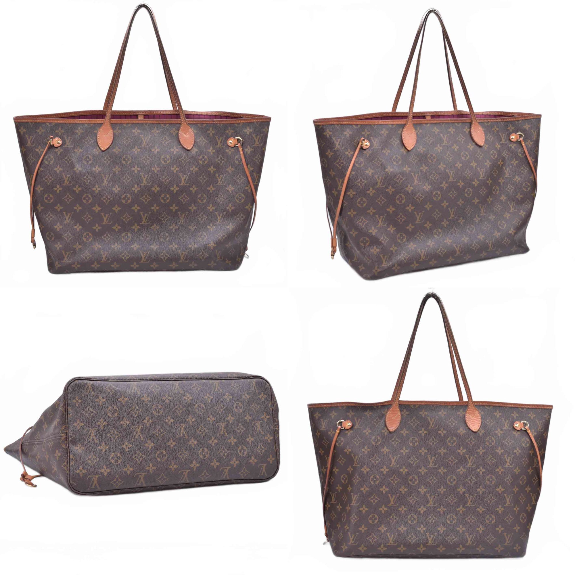 $2310 USA Louis Vuitton Monogram Neo Neverfull GM Pivoine SD0168
