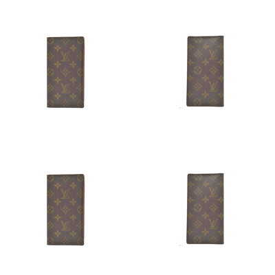 $440 Louis Vuitton Monogram Porte Cartes Credit Yen Bifold Long Wallet CT0944