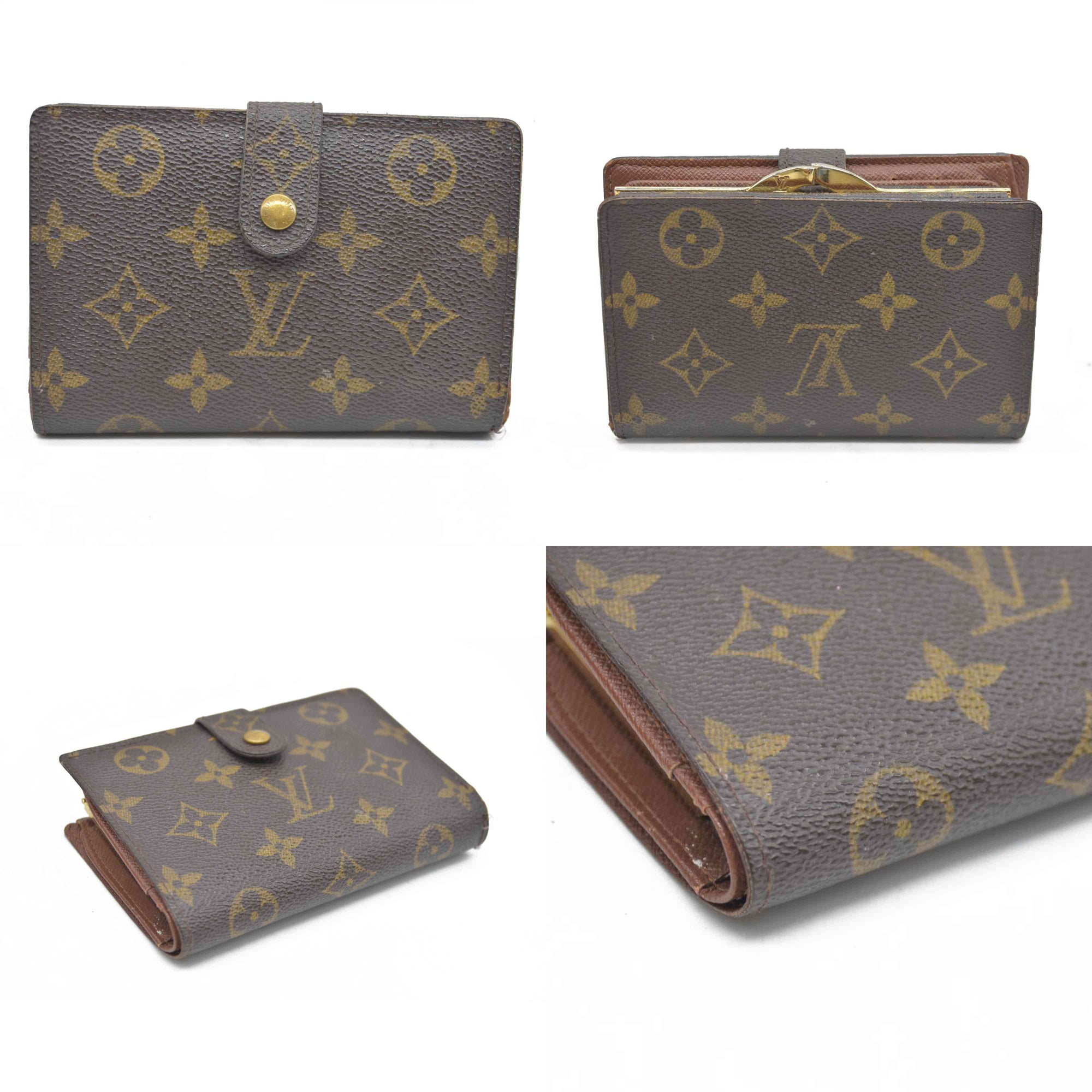AUCTION $750 Louis Vuitton  Monogram French Purse Wallet TH0021