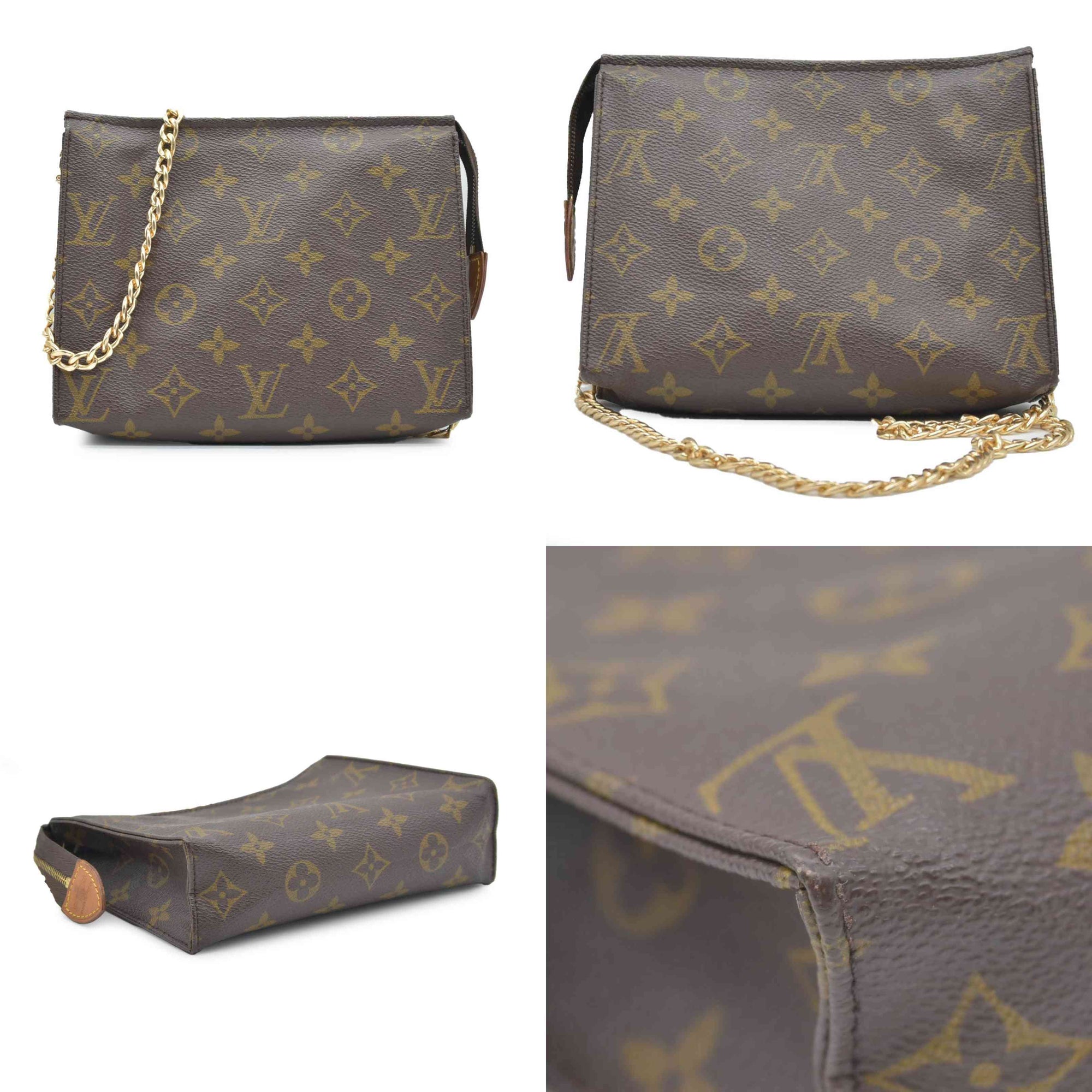 $740 Louis Vuitton Monogram Toiletry Pouch 19 CONSIGNMENT