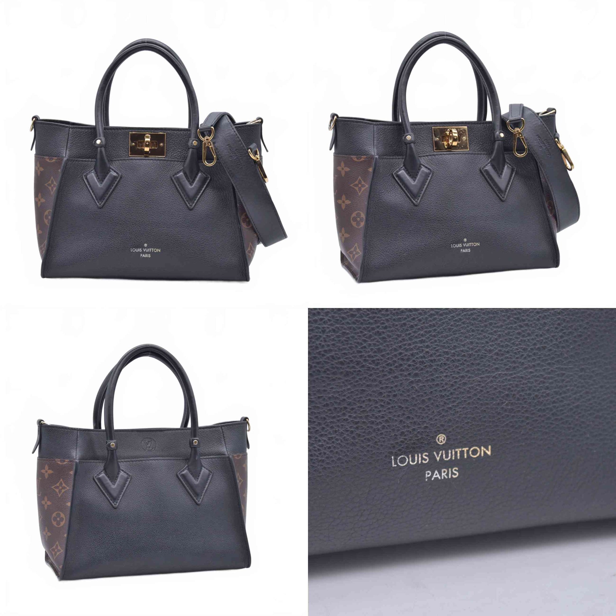$4700 RFID Louis Vuitton Monogram On My Side PM Shoulder Bag 10021057
