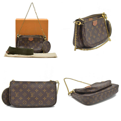 LOUIS VUITTON  Monogram Multi Pochette Accessories Kaki 2021