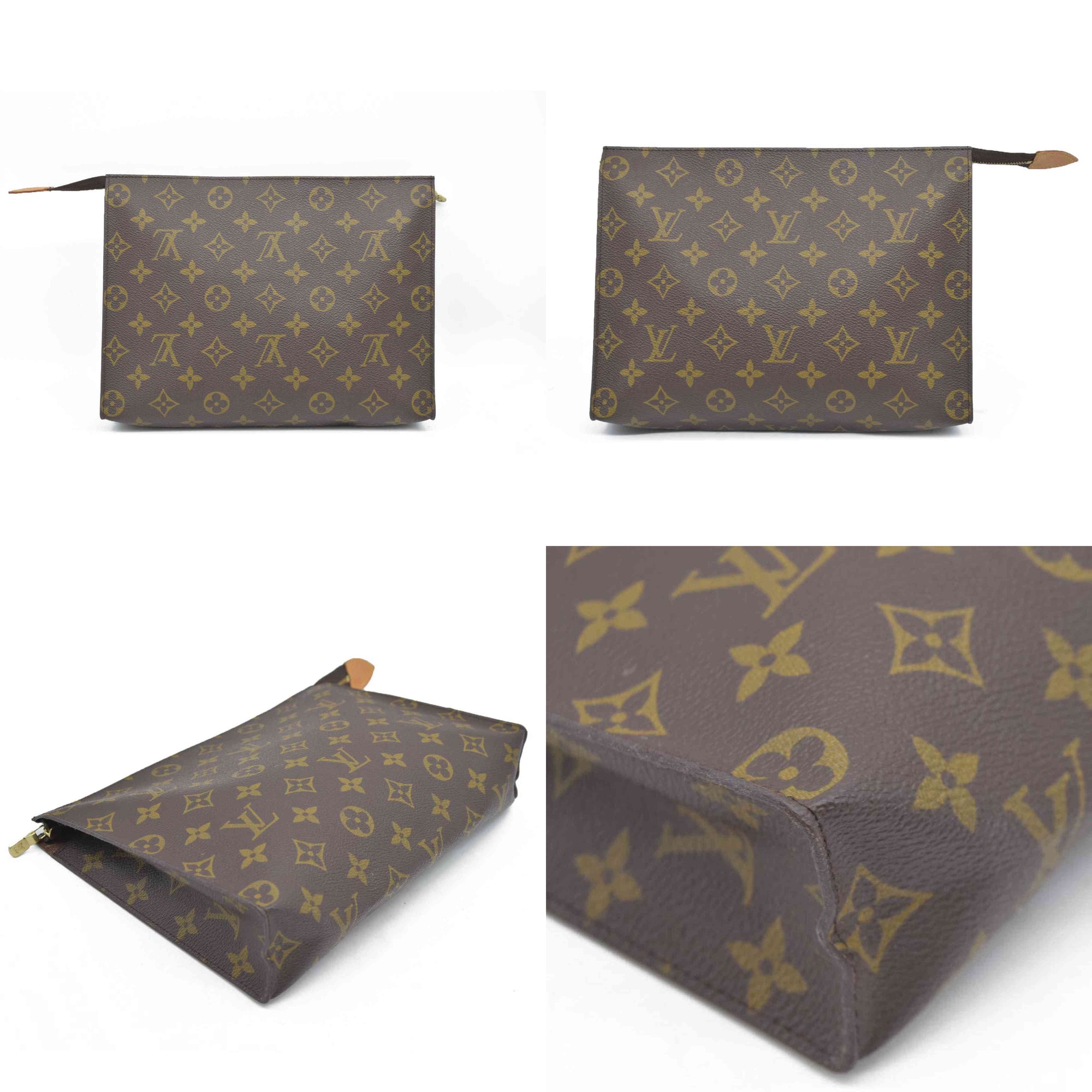 Louis Vuitton Monogram Poche Toilette 26 Cosmetics Pouch Purse