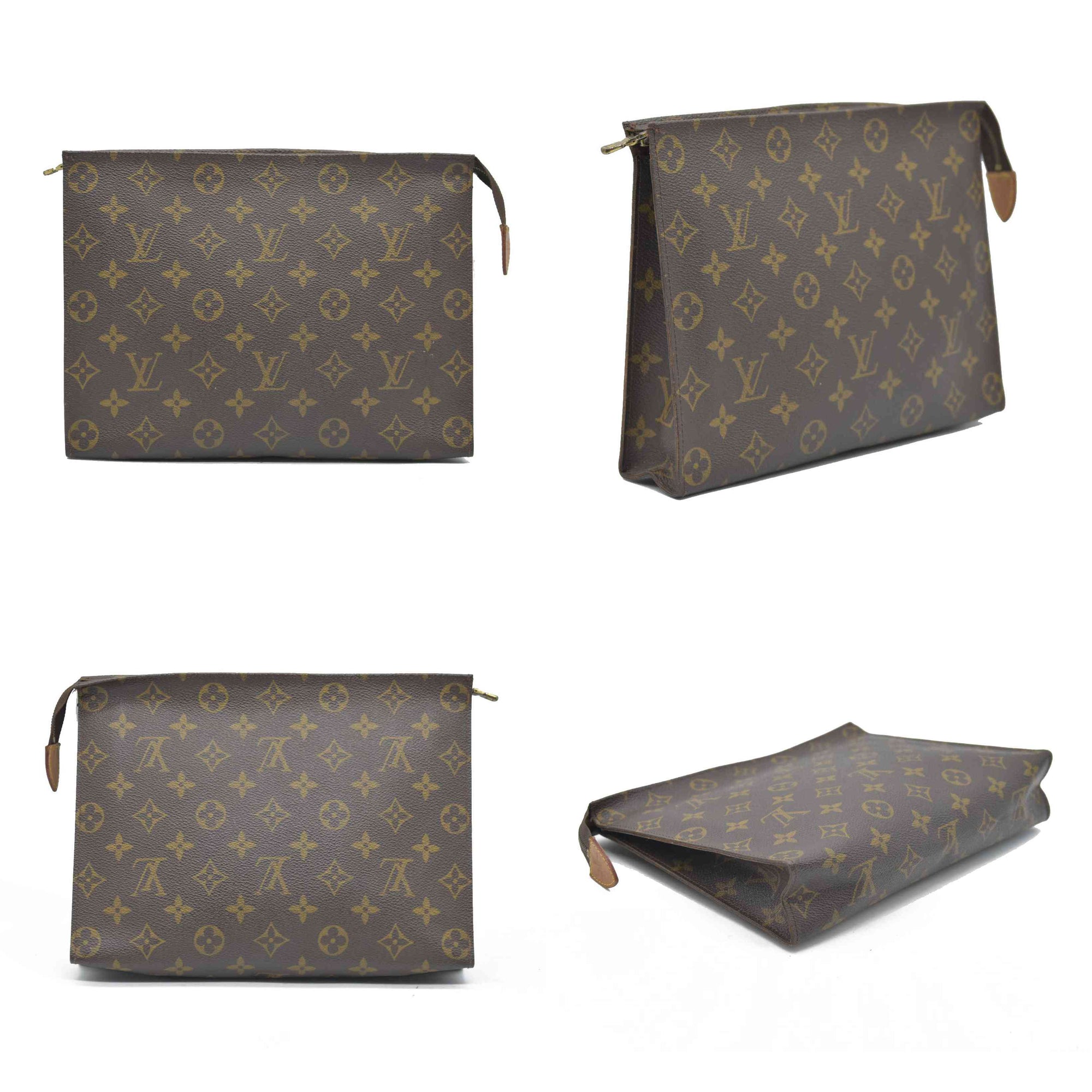 $1070 Louis Vuitton Monogram Toiletry 26 875AN