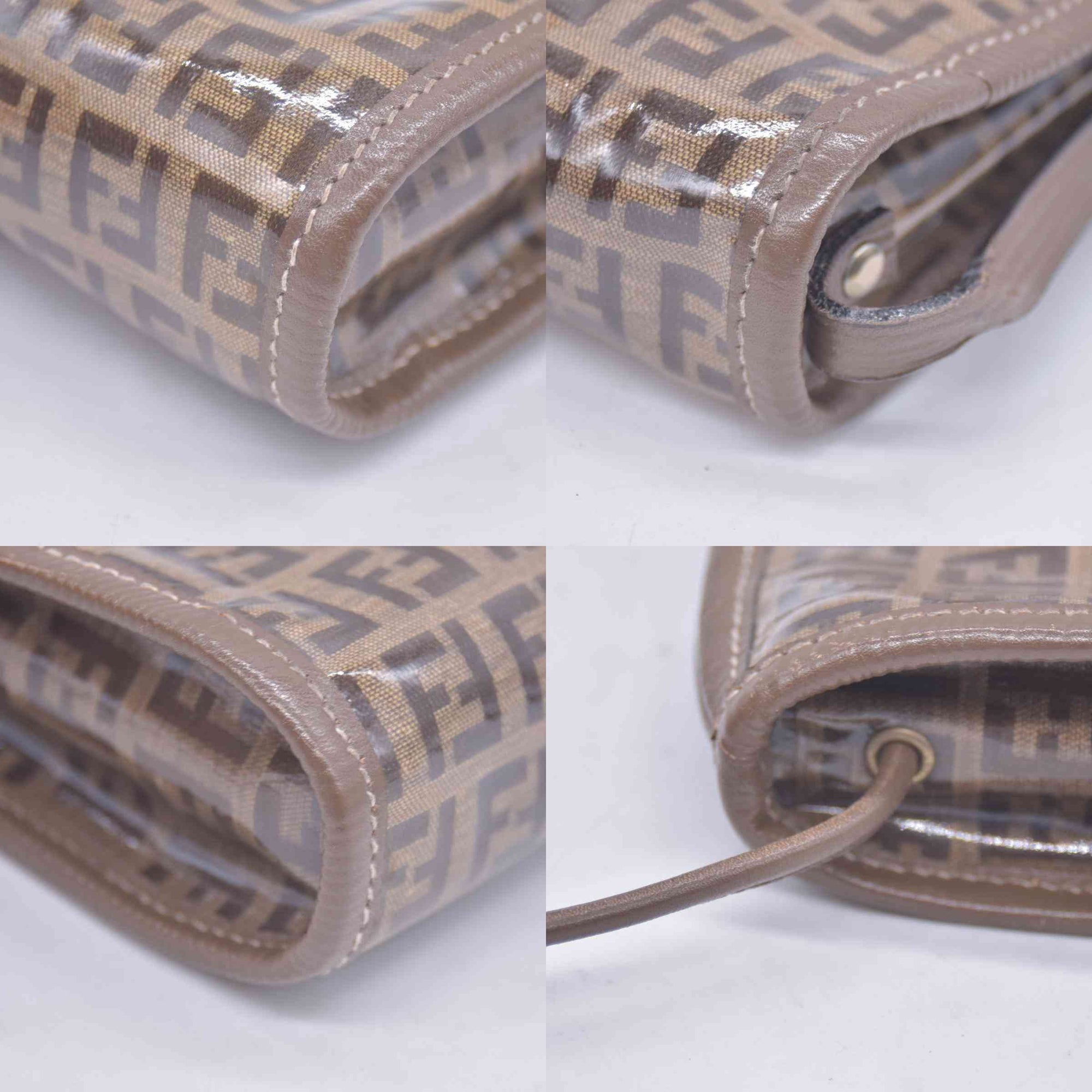 $850 Fendi Zucchino FF Evening Bag Vintage