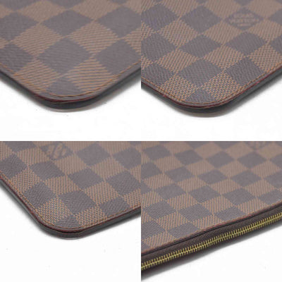 Louis Vuitton  Damier Ebene Neverfull MM GM Pochette (no strap)