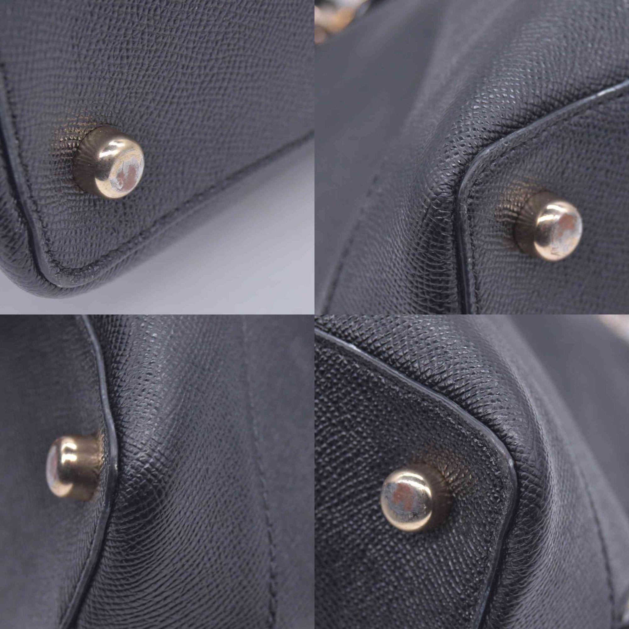 $450 Coach  Leather Top Handle Bag Black CONSIGNMENT