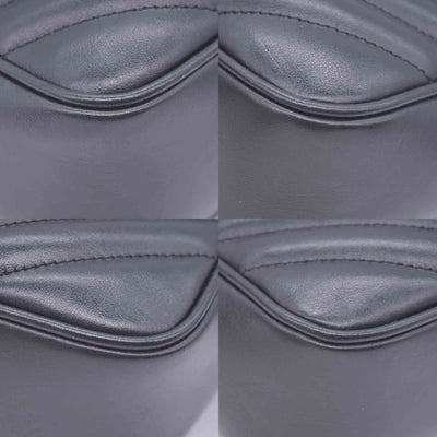 $1950 Saint Laurent Calfskin Matelasse Monogram Lou Camera Bag Black