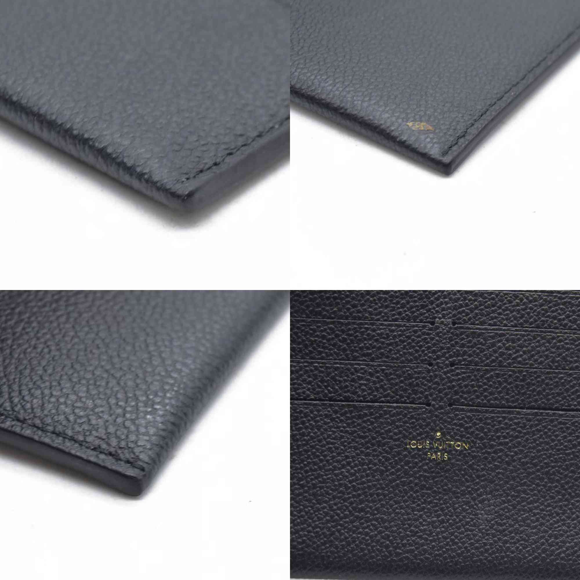 $1720  LOUIS VUITTON  Epi Pochette Felicie Black Noir Card Holder Pouch