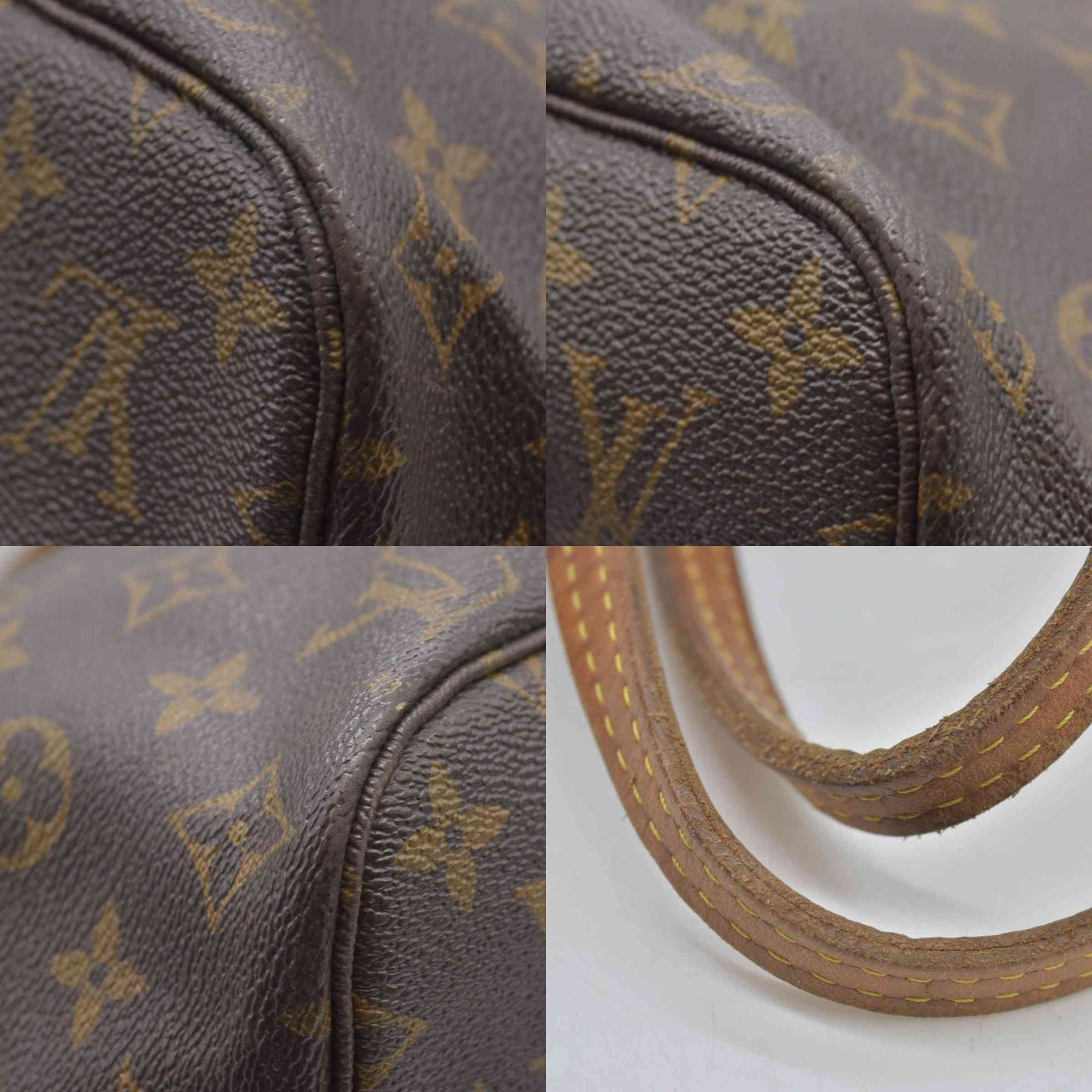 $2170 Louis Vuitton Monogram Neverfull MM SD2125
