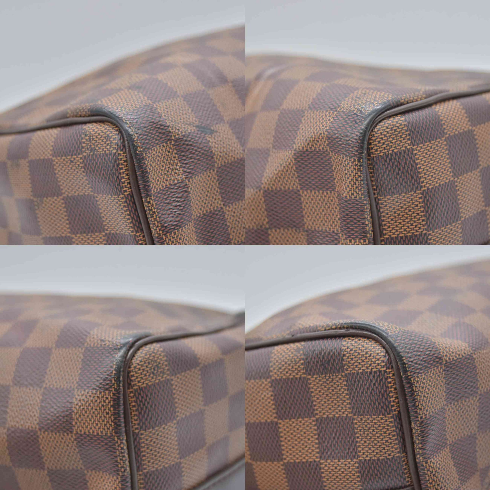 $1980 LOUIS VUITTON Damier Ebene Speedy Bandouliere 25 AA0221