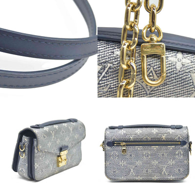 Louis Vuitton  Monoglam Pochette Metis East West Blue