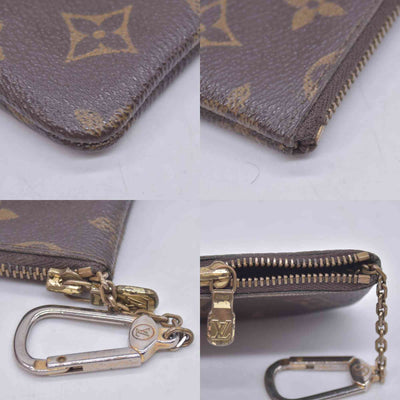 $455 2010 Louis Vuitton Monogram Key Pouch