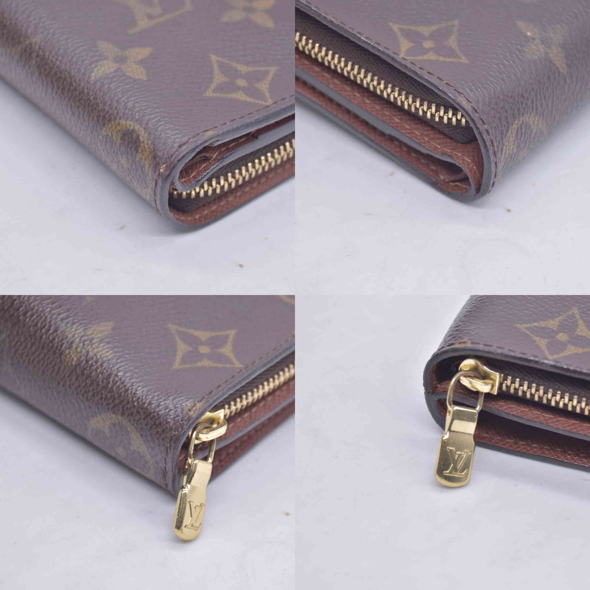 $620 LOUIS VUITTON Monogram Compact Zip Wallet CONSIGNMENT