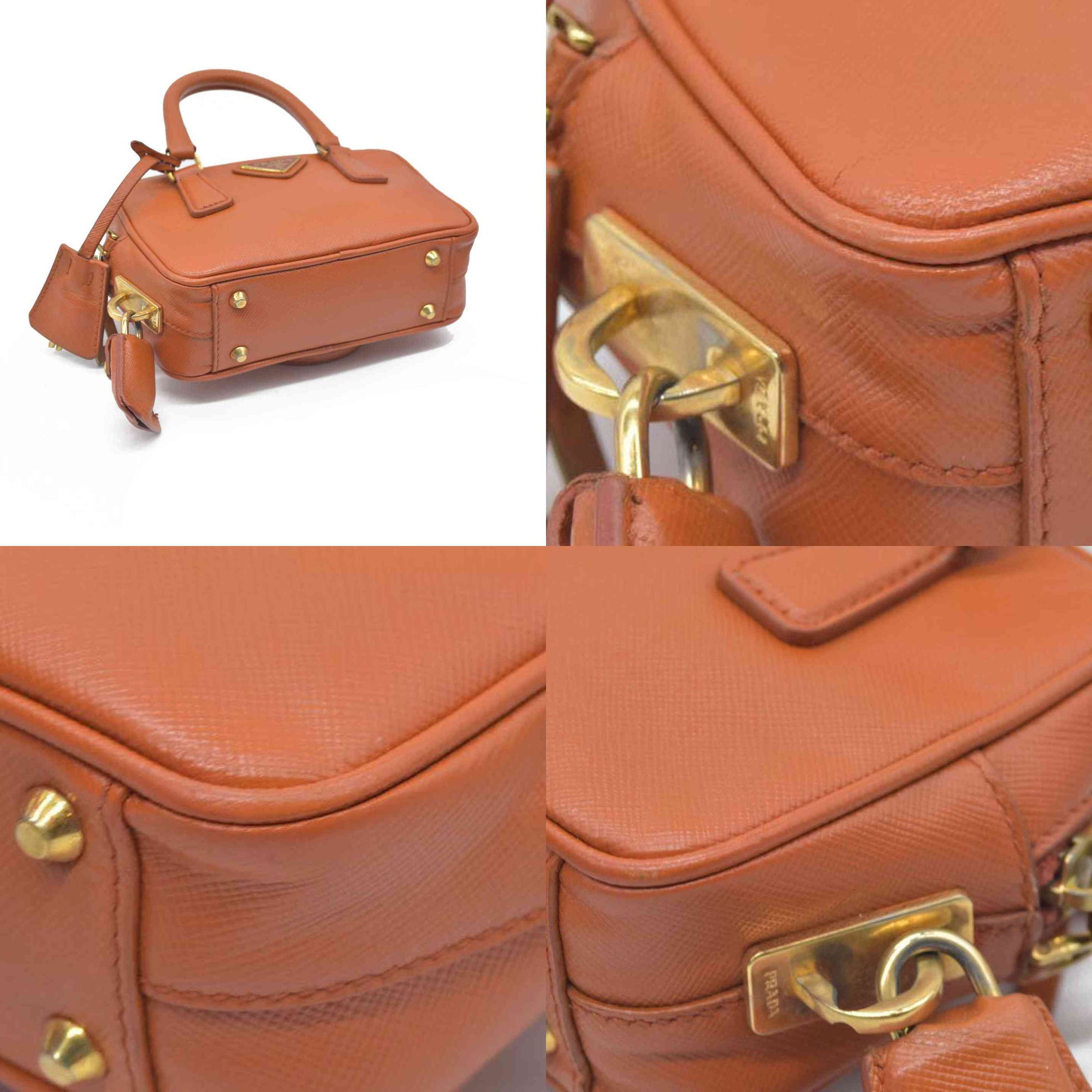 $750 Prada Saffiano Lux Mini Crossbody Bag